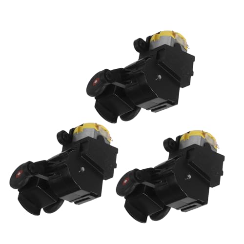 ibasenice 3 Stücke Roboter Staubsauger Teile Mini Automatische Vermeidung Motor DIY Kehren Roboter Spielzeug Liefert von ibasenice