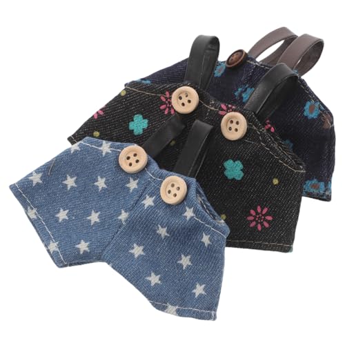ibasenice 3 Teilige Puppenkleidung DIY Puppenkleidung Kleine Bärenkleidung Stofftier DIY Kleidung Plüschbär Outfits Kleine Plüsch Outfits von ibasenice