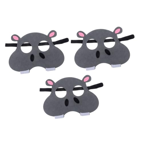 ibasenice 3 Teilige Tiermaske Nilpferdmaske Partymaske Für Tiergesichtsmaske Filztier Set Tierparty Tiermotiv Gesichtsmaske Halloween Tiermaske Augenmaske Kindermaske ibasenice 3 Teilige Tiermaske Nilpferdmaske Partymaske Für Tiergesichtsmaske Filztier Set Tierparty Tiermotiv Gesichtsmaske Halloween Tiermaske Augenmaske Kindermaske von ibasenice