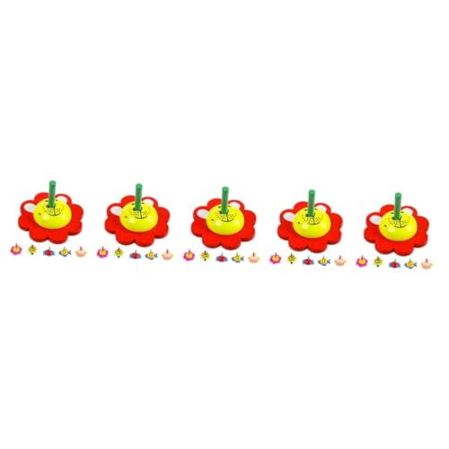 ibasenice Gastgeschenke 30 STK Kreisel Geschenk Spielzeuge Cartoon kleines Gyroskop-Spielzeug Geburtstagsparty-Zubehör Spielzeug aus Holz Schreibtisch Ornamente Jacke Kind hölzern von ibasenice