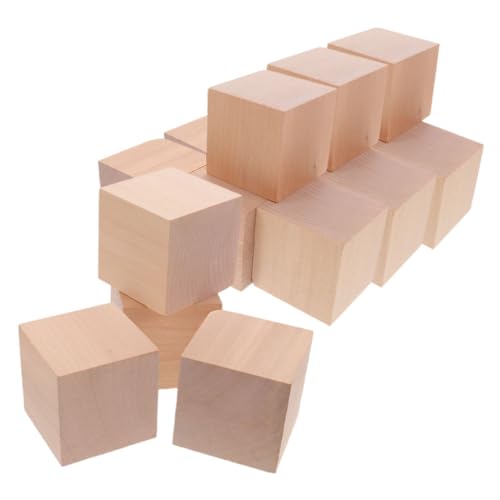 ibasenice Handwerk Jungen Und Mädchen Spielzeug 30 Stücke Holz Würfel Würfel Unvollendete Mathematik Für Jungen Und Mädchen Spielzeug Gebäude von ibasenice