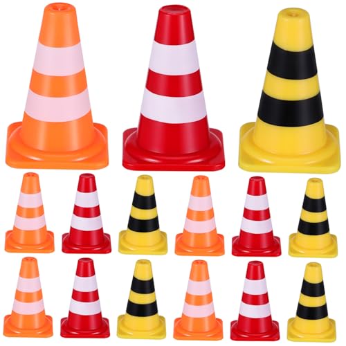 ibasenice 30 Stück Teiliges Mini Verkehrskegel Spielset in Orange Rot und Gelb Realistische Verkehrszeichen Kinderfreundliches Lernspielzeug zur Verkehrserziehung mit Glatten Kanten ibasenice 30 Stück Teiliges Mini Verkehrskegel Spielset in Orange Rot und Gelb Realistische Verkehrszeichen Kinderfreundliches Lernspielzeug zur Verkehrserziehung mit Glatten Kanten von ibasenice