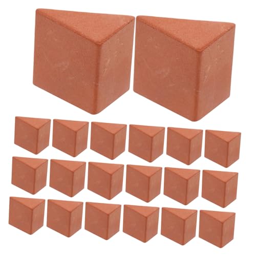 ibasenice 30 Stück Teiliges Mini Ziegelstein Rote Dreiecksziegel Simulierte Bausteine Wiederverwendbar für DIY Miniaturhaus Bauspaß und Kreative Modellbau Zubehör für Erwachsene ibasenice 30 Stück Teiliges Mini Ziegelstein Rote Dreiecksziegel Simulierte Bausteine Wiederverwendbar für DIY Miniaturhaus Bauspaß und Kreative Modellbau Zubehör für Erwachsene von ibasenice