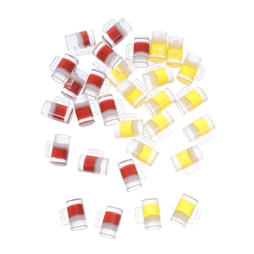 ibasenice 30 Stück Teiliges Miniatur Puppenhaus Bierglas aus Klarem Harz Realistische Mini Bierbecher und Cocktailgläser Vielseitige Dekoration für Puppenhaus Bar DIY Bastel Fotorequisiten ibasenice 30 Stück Teiliges Miniatur Puppenhaus Bierglas aus Klarem Harz Realistische Mini Bierbecher und Cocktailgläser Vielseitige Dekoration für Puppenhaus Bar DIY Bastel Fotorequisiten von ibasenice