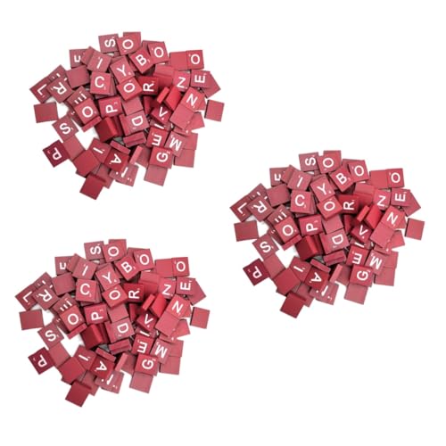ibasenice 300 STK Weihnachtsdekoration Hochzeitsdeko Holzspachtelmasse Hölzerne Alphabetblöcke Baby Holzwürfel Buchstaben Holzfliesen A-z Holzspäne Holzblöcke Blöcke Sägespäne von ibasenice
