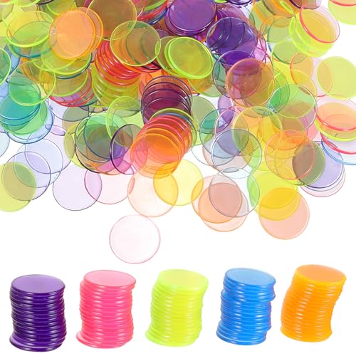 ibasenice 300 Stück Bingo-Chips – Spielzähler Bingo-zählchips Bingo-Spiel Poker-Chips-Spiel Zählmarker Für Partys von ibasenice
