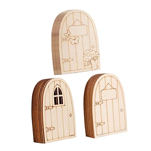 ibasenice 30St Feentor für kinderspielzeug puppenstubenzubehör wohnungsdeko Miniaturdekoration Mini-Türmodell für Mikrolandschaftsverzierung Mini-Möbelmodell hölzern ibasenice 30St Feentor für kinderspielzeug puppenstubenzubehör wohnungsdeko Miniaturdekoration Mini-Türmodell für Mikrolandschaftsverzierung Mini-Möbelmodell hölzern von ibasenice