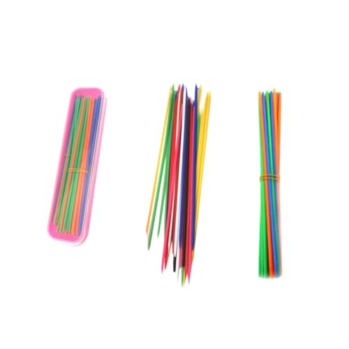 ibasenice 30 Stücke Kinder Bord Spiele Spielzeug Pädagogisches Bars Pickup Sticks Spiel Stick Set von ibasenice