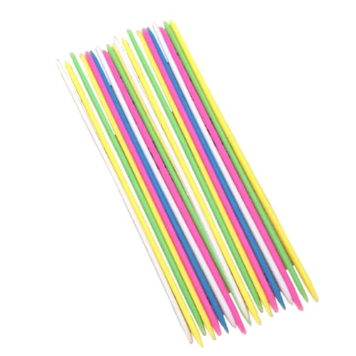 ibasenice 30Stücke Giant Sticks Teiliges für Eltern Junge Mädchen Spiele Farbenfrohe Stäbe für Kreative Aktivitäten Fördert Hand Auge Koordination und Feinmotorik für Familien von ibasenice