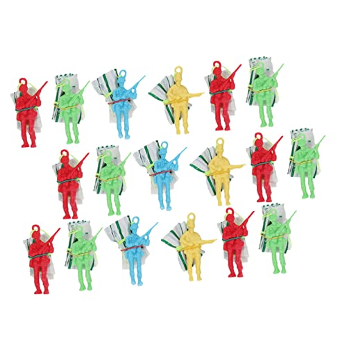 ibasenice 30er-Pack Handwurf-fallschirmspielzeug Für Kinder – Mini-Soldaten-fallschirmspiele – Kein Zusammenbau Erforderlich – Ideal Für Ostern Weihnachten Geburtstage von ibasenice