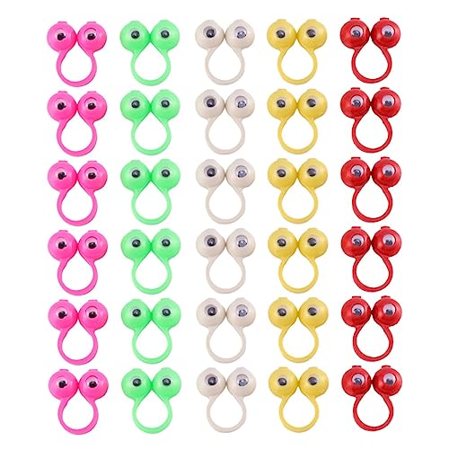 ibasenice Pädagogisches Handpuppenspielzeug 36-teilige Augen-fingerpuppen Für Fantasievolles Spielen Und Lernen Von Jungen Und Mädchen von ibasenice