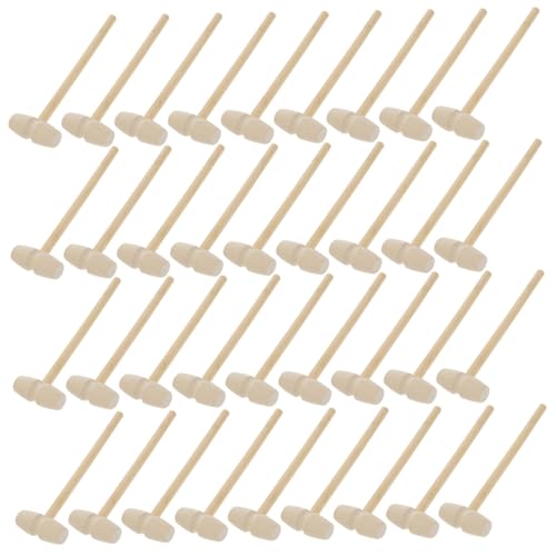 ibasenice 36 Stück Holzhammer für Babyspielzeug Bildungsspielzeug Hammerspielzeug spaß entwicklung bohrhammer Holzschlägel für Mallet-Hammer- Khaki ibasenice 36 Stück Holzhammer für Babyspielzeug Bildungsspielzeug Hammerspielzeug spaß entwicklung bohrhammer Holzschlägel für Mallet-Hammer- Khaki von ibasenice