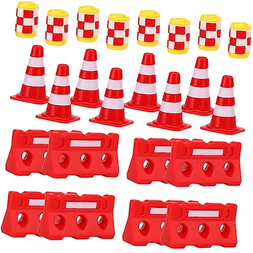 ibasenice Pädagogisches Verkehrsspielzeug Für Jungen Und Mädchen 36-teiliges Mini-verkehrskegel-lernspielzeug Für 5-jährige Outdoor-spielset Für Kinder von ibasenice