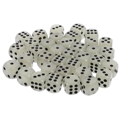ibasenice Acryl-würfel-Sets Für Partys 6-seitige Würfel Würfelspiele Für Erwachsene Im Dunkeln Leuchtende Tischspiel-Requisiten von ibasenice