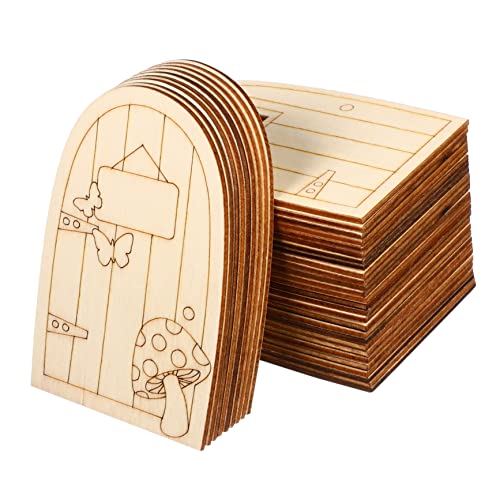 ibasenice 36St süßes Bastelset Feenhaus Lichterketten Heimdekoration Antiquität Christbaumschmuck scrapbbok bürodeko unikal puppenzubehör Gartentüren aus Holz Mini-Holztür ibasenice 36St süßes Bastelset Feenhaus Lichterketten Heimdekoration Antiquität Christbaumschmuck scrapbbok bürodeko unikal puppenzubehör Gartentüren aus Holz Mini-Holztür von ibasenice