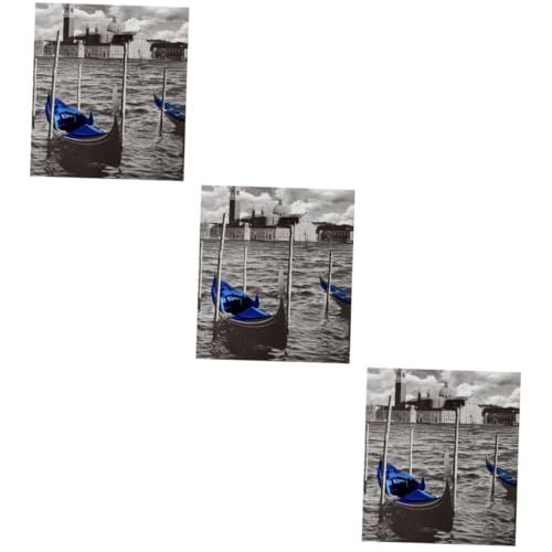 ibasenice 3St 1000-teiliges Venedig-Puzzle dickem Papier partnering Collab entwicklungsbedingt Lernspielzeug Spielzeuge Rätsel Puzzle-Spielzeug lustig Puzzle-Papier Stressabbauer Kind von ibasenice