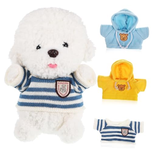 ibasenice 3St Bärenpullover Puppen Plüschtiere-Kleidung Pullover für Puppen plüschige Kleidung Puppenshirt puppenkleider Set teddybären Kuscheltier Stofftierkleidung Puppenpullover Garn von ibasenice