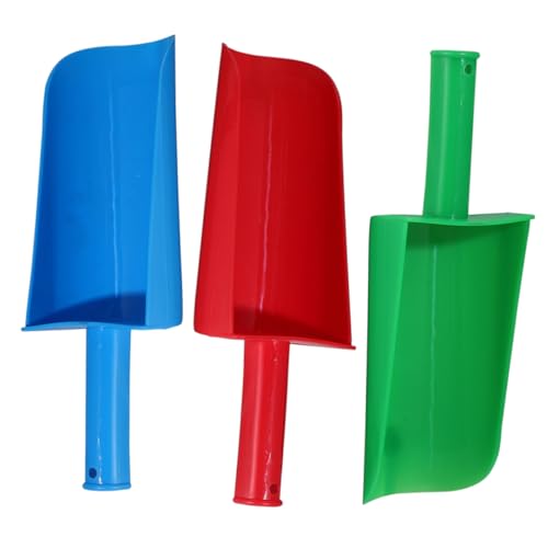 ibasenice 3St Kinderschaufel sandspielzeug Outdoor draußen kinderspielzeug strandspielzeug Strandschaufel Strandsandschaufeln für den Strand Plastik von ibasenice