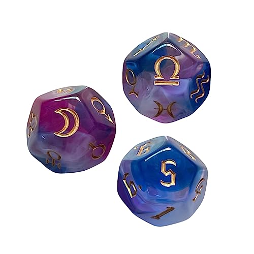 ibasenice 3St Konstellationswürfel mehrseitige Glückswürfel Dragons Tischbrettspiel Würfel mehrseitige Würfel Würfelspiel Spielwürfel Requisiten polyedrische Würfel Acryl ibasenice 3St Konstellationswürfel mehrseitige Glückswürfel Dragons Tischbrettspiel Würfel mehrseitige Würfel Würfelspiel Spielwürfel Requisiten polyedrische Würfel Acryl von ibasenice