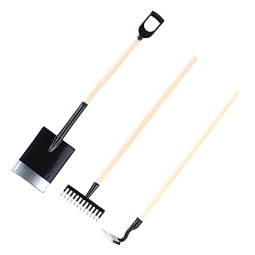 ibasenice 3St Puppenhaus-Modell bastelset basteln für Handfertigung bastelzeug für Kid Toys Werkzeuge Rechen Korb Gartenzubehör Miniatur-Schaufel Plastik Black ibasenice 3St Puppenhaus-Modell bastelset basteln für Handfertigung bastelzeug für Kid Toys Werkzeuge Rechen Korb Gartenzubehör Miniatur-Schaufel Plastik Black von ibasenice