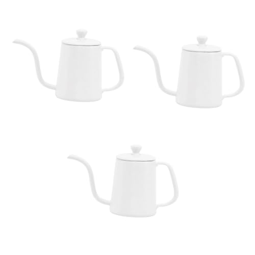 ibasenice 3St Simulation Kaffeekanne Mini-Hausdekoration Haushaltswaren Dekor Kaffeezubehör wasserkocher Mini-Wassertopf Kaffeekessel-Statue Möbel Haushaltsprodukte Puppenhaus Dekorationen von ibasenice