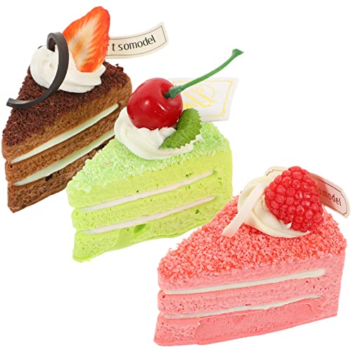 ibasenice 3-teilige Dessertmodelle Aus Pu – Lebensechter Künstlicher Lebensmittelkuchen – Realistische Kuchenmodelle – Perfekt Für Schaufenster Hochzeiten Partys Und Kuchenladendekorationen ibasenice 3-teilige Dessertmodelle Aus Pu – Lebensechter Künstlicher Lebensmittelkuchen – Realistische Kuchenmodelle – Perfekt Für Schaufenster Hochzeiten Partys Und Kuchenladendekorationen von ibasenice