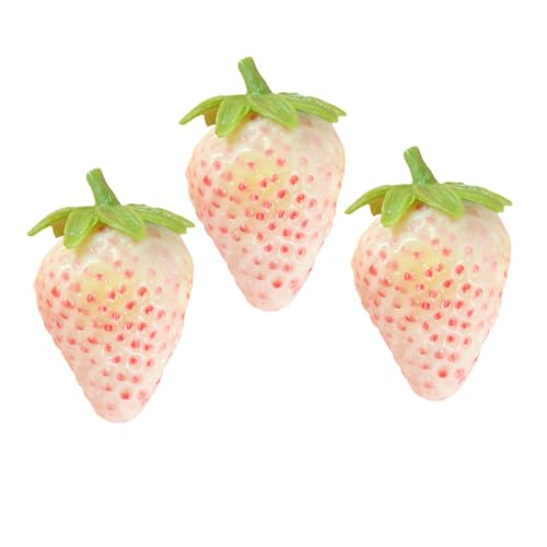 ibasenice Erdbeer-Aufkleber 3 Stück PVC Künstliche Erdbeeren Obst- -Modell Für Die Anzeige Zu Hause Und in Der Küche ibasenice Erdbeer-Aufkleber 3 Stück PVC Künstliche Erdbeeren Obst- -Modell Für Die Anzeige Zu Hause Und in Der Küche von ibasenice