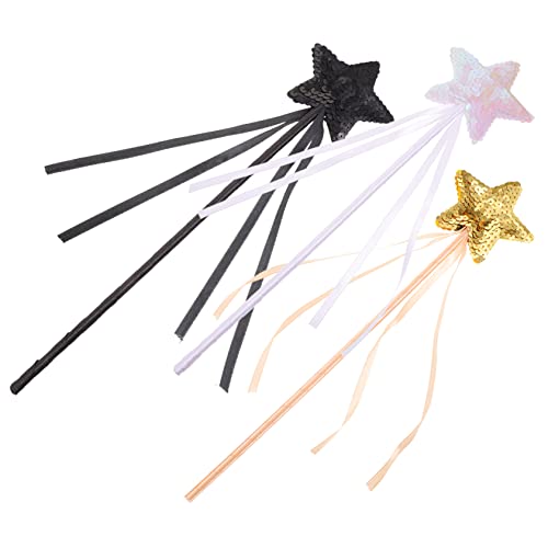 ibasenice Sternförmige Feenstäbe - Handgehaltene Feenstäbe Exquisite Feenstäbe Für Kinder Dekoratives Hexenspielzeug ibasenice Sternförmige Feenstäbe - Handgehaltene Feenstäbe Exquisite Feenstäbe Für Kinder Dekoratives Hexenspielzeug von ibasenice