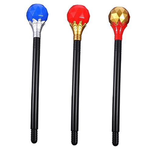 ibasenice 3St kindes spielwaren Toys teenet baustützen dekoring Fun Toy plastische Schrift Königin Zauberstab Bühnenstab Prop Zauberstab Requisiten -Requisite Plastik ibasenice 3St kindes spielwaren Toys teenet baustützen dekoring Fun Toy plastische Schrift Königin Zauberstab Bühnenstab Prop Zauberstab Requisiten -Requisite Plastik von ibasenice