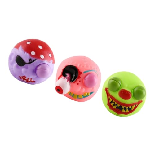 ibasenice 3St kneifen für kinderspielzeug Langlebiges Toys Toy Fun Toy kleines Stressspielzeug sensorisches weiches Gummi von ibasenice