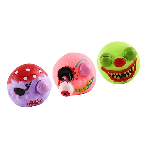 ibasenice 3St kneifen für kinderspielzeug Toys for Toy spielsachen kreatives Fidget- Fidge-Spielzeuge weiches Gummi von ibasenice