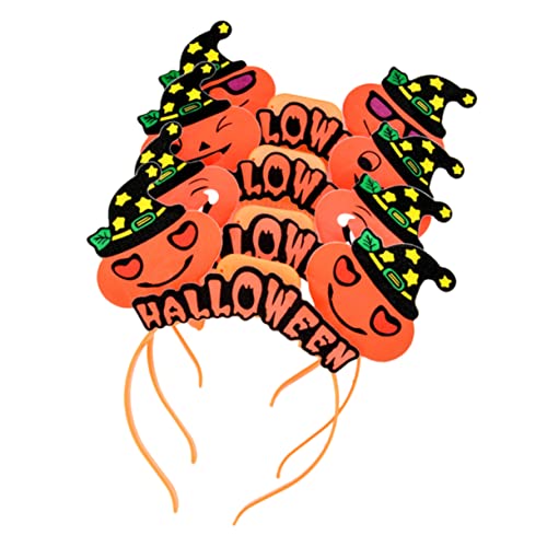 ibasenice 3St leuchtendes Haarband für Halloween Halloween-Kopfschmuck halloween haarschmuck halloween kopfschmuck kopfbedeckung halloween halloween-dekoration Halloween-Haarreifen Orange von ibasenice