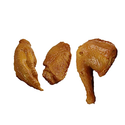 ibasenice 3pcs Simulation Food Decorative Food Modell Drumstick Modell Fake Chicken Feet Wing Middle Joint Modell ibasenice 3pcs Simulation Food Decorative Food Modell Drumstick Modell Fake Chicken Feet Wing Middle Joint Modell von ibasenice