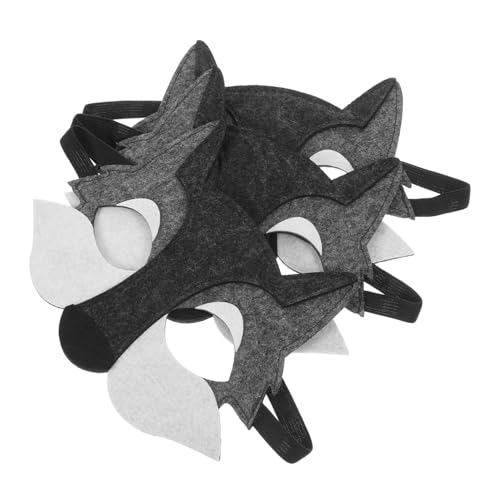 ibasenice 3st Cosplay-versorgung Tiermaske Kostüm Kinderkostüm Kostüm Für Bösewicht Kostüm Wolf Für Wolfsmaske Halbe Kopfmaske Süße Maske Gruselige Maske Grey ibasenice 3st Cosplay-versorgung Tiermaske Kostüm Kinderkostüm Kostüm Für Bösewicht Kostüm Wolf Für Wolfsmaske Halbe Kopfmaske Süße Maske Gruselige Maske Grey von ibasenice