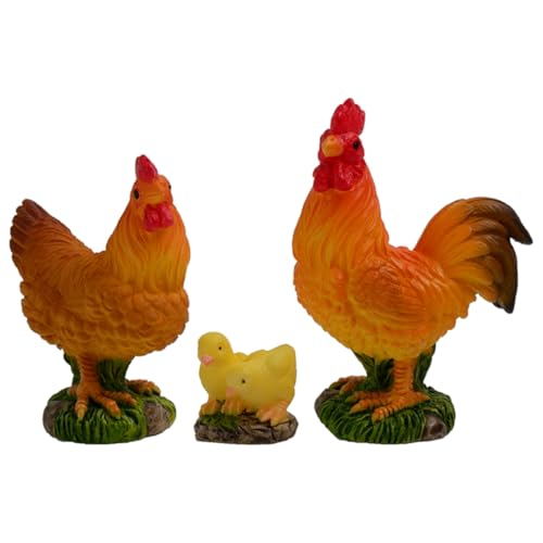 ibasenice 3 Stücke Garten Huhn Figuren Harz Dekorationen Miniatur Tiere Für Dekorationen ibasenice 3 Stücke Garten Huhn Figuren Harz Dekorationen Miniatur Tiere Für Dekorationen von ibasenice