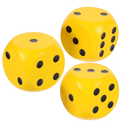 ibasenice 3st Glatte Holzwürfel Dame Brettspiel Spiele Spiel Für Spiel Holzwürfel Spiel Punktwürfel Spielwürfel Aus Holz Punktwürfel Mit Runden Ecken Würfel-stütze Hölzern Yellow ibasenice 3st Glatte Holzwürfel Dame Brettspiel Spiele Spiel Für Spiel Holzwürfel Spiel Punktwürfel Spielwürfel Aus Holz Punktwürfel Mit Runden Ecken Würfel-stütze Hölzern Yellow von ibasenice
