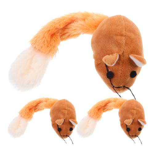 ibasenice Tail Macaroon Plüschmaus Spielzeug Für Katzen 3er-Pack Interaktives Katzenspielzeug Kratzmöbel ibasenice Tail Macaroon Plüschmaus Spielzeug Für Katzen 3er-Pack Interaktives Katzenspielzeug Kratzmöbel von ibasenice