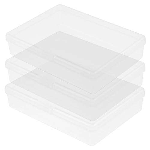 ibasenice 3 Stücke Spiel Karte Box Deck Von Karten Fall Karte Lagerung Box Für Trading Karten Rechteckigen Deckel von ibasenice