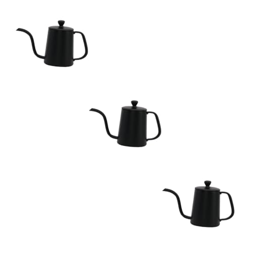 ibasenice 3St Simulation Kaffeekanne Kinder küchengeräte küchenutensilien Kinder Mini übergießen Wasserkocher Kaffeekessel-Statue Mini-Teekocher Autodekoration wasserkocher Modell von ibasenice