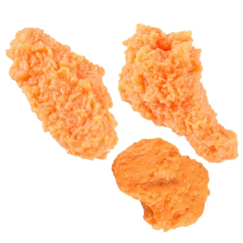 ibasenice 3 Stücke Spielzeug Lebensmittel Huhn Bein Flügel Gefälschte Huhn Drumstick Spielen Lebensmittel Modelle von ibasenice