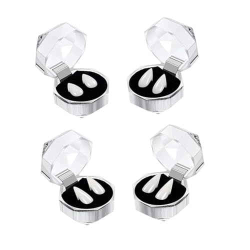 ibasenice 4 Paare Vampirzähne Halloween Cosplay Requisiten Langlebig Realistisch für Halloween Kostümpartys Verpackt ibasenice 4 Paare Vampirzähne Halloween Cosplay Requisiten Langlebig Realistisch für Halloween Kostümpartys Verpackt von ibasenice
