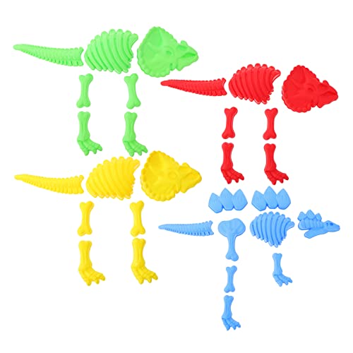 ibasenice Dinosaurier-Formen-strandspielzeug-Set – 4-teilig – Kinderspielzeug – Strandspielzeug Für Kinder – Lernspielzeug – Sandspielzeug Für Kinder von ibasenice