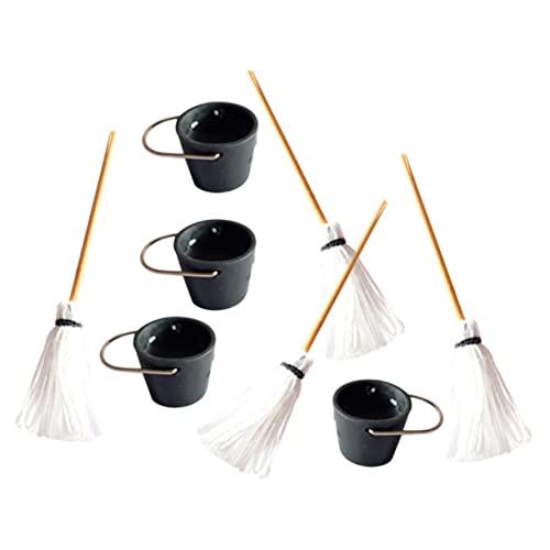 ibasenice 4 Sätze Eimer-Mop-Modell Mopps Eimer-Modell Mini-Reinigungswerkzeuge Puppenhauszubehör Mini-Hausbedarf Micro Habits funnytoys Fun Toy Dekoration für DIY kleines Hauszubehör Harz ibasenice 4 Sätze Eimer-Mop-Modell Mopps Eimer-Modell Mini-Reinigungswerkzeuge Puppenhauszubehör Mini-Hausbedarf Micro Habits funnytoys Fun Toy Dekoration für DIY kleines Hauszubehör Harz von ibasenice