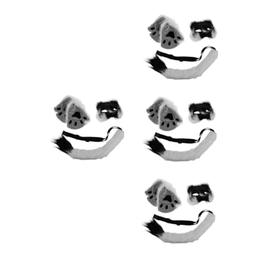 ibasenice 4 Sätze Fell Tier Halbes Gesicht Maske Set für Karneval und Maskerade Kunstpelz Tiermaske für Erwachsene und Komfortable Cosplay Tierkostüme für Halloween und Kostümpartys ibasenice 4 Sätze Fell Tier Halbes Gesicht Maske Set für Karneval und Maskerade Kunstpelz Tiermaske für Erwachsene und Komfortable Cosplay Tierkostüme für Halloween und Kostümpartys von ibasenice
