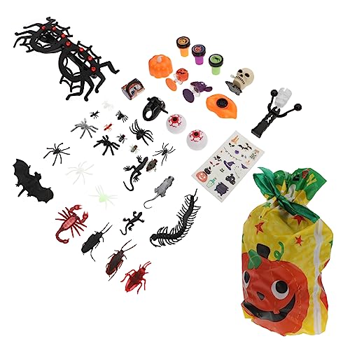 ibasenice 4 Sätze Halloween-Requisiten Spielzeug Körper Spinne Aufkleber Dekorationen Kind Insekt Plastik von ibasenice