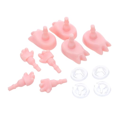 ibasenice 4 Sätze Miniatur Puppen Hände und Füße Ersatzteile Präzise Gefertigte Kunststoff Gelenke für DIY Puppenbau Kompatibel mit Kleinen Figuren Vielseitige Bastelaccessoires für Kreative ibasenice 4 Sätze Miniatur Puppen Hände und Füße Ersatzteile Präzise Gefertigte Kunststoff Gelenke für DIY Puppenbau Kompatibel mit Kleinen Figuren Vielseitige Bastelaccessoires für Kreative von ibasenice