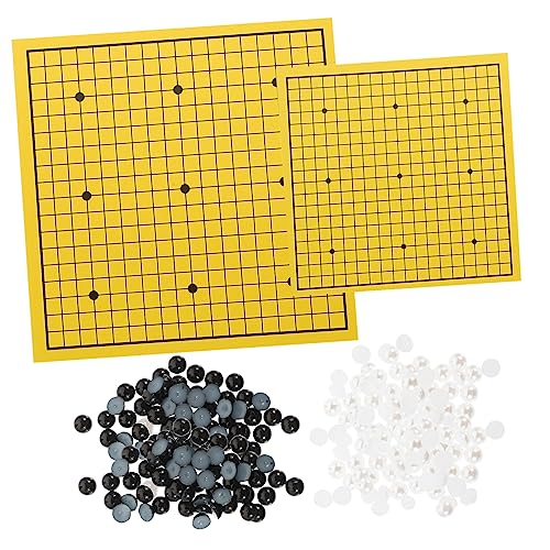 ibasenice 4 Sätze Puppenhaus gehen DIY mini hausbedarf kleines Schachbrett Miniatur Schachbrett schachspiel für Miniaturschach schmücken Schach Papier von ibasenice