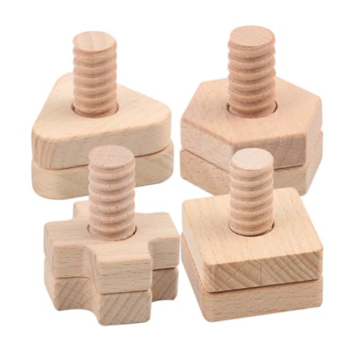 ibasenice 4 Sätze Schraube Gepaarte Bausteine Passendes Schraubenspielzeug Intelligenz Spannschraube Lernspielzeug Für Paarungsspielzeug Mit Geometrischen Formen Birke ibasenice 4 Sätze Schraube Gepaarte Bausteine Passendes Schraubenspielzeug Intelligenz Spannschraube Lernspielzeug Für Paarungsspielzeug Mit Geometrischen Formen Birke von ibasenice