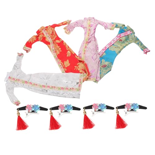 ibasenice 4 Sätze Teiliges Puppen Cheongsam Kostüm aus Weichem Langlebige Chinesische Stil Kleider für Puppen Vielseitig für Rollenspiele und Festliche Anlässe Dekorative Spielzeugkleidung ibasenice 4 Sätze Teiliges Puppen Cheongsam Kostüm aus Weichem Langlebige Chinesische Stil Kleider für Puppen Vielseitig für Rollenspiele und Festliche Anlässe Dekorative Spielzeugkleidung von ibasenice
