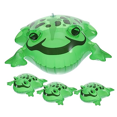 ibasenice 4 Satz Teiliges Aufblasbare Frosch Ballonspielzeuge aus Robustem Strapazierfähige Pooldeko für Sommerpartys Schwimmfähig mit Klarem Froschmuster für Planschbecken und ibasenice 4 Satz Teiliges Aufblasbare Frosch Ballonspielzeuge aus Robustem Strapazierfähige Pooldeko für Sommerpartys Schwimmfähig mit Klarem Froschmuster für Planschbecken und von ibasenice